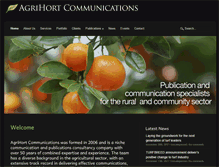 Tablet Screenshot of agrihortcommunications.com.au